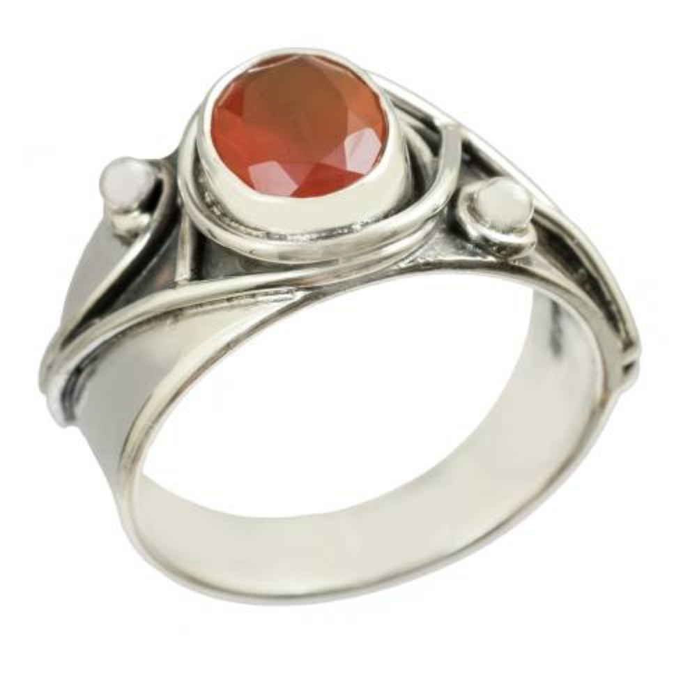 Artisan Handmade Carnelian Ring